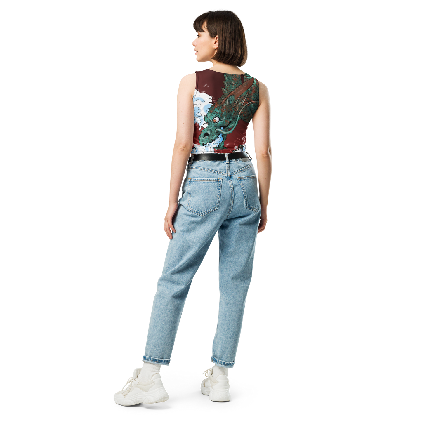 Dragon of the Waves Crop Top
