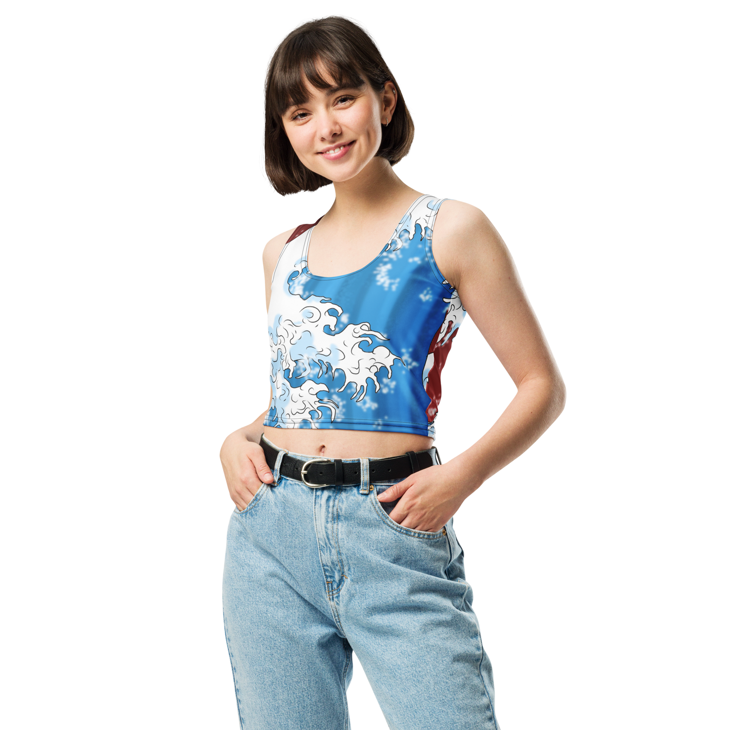 Dragon of the Waves Crop Top