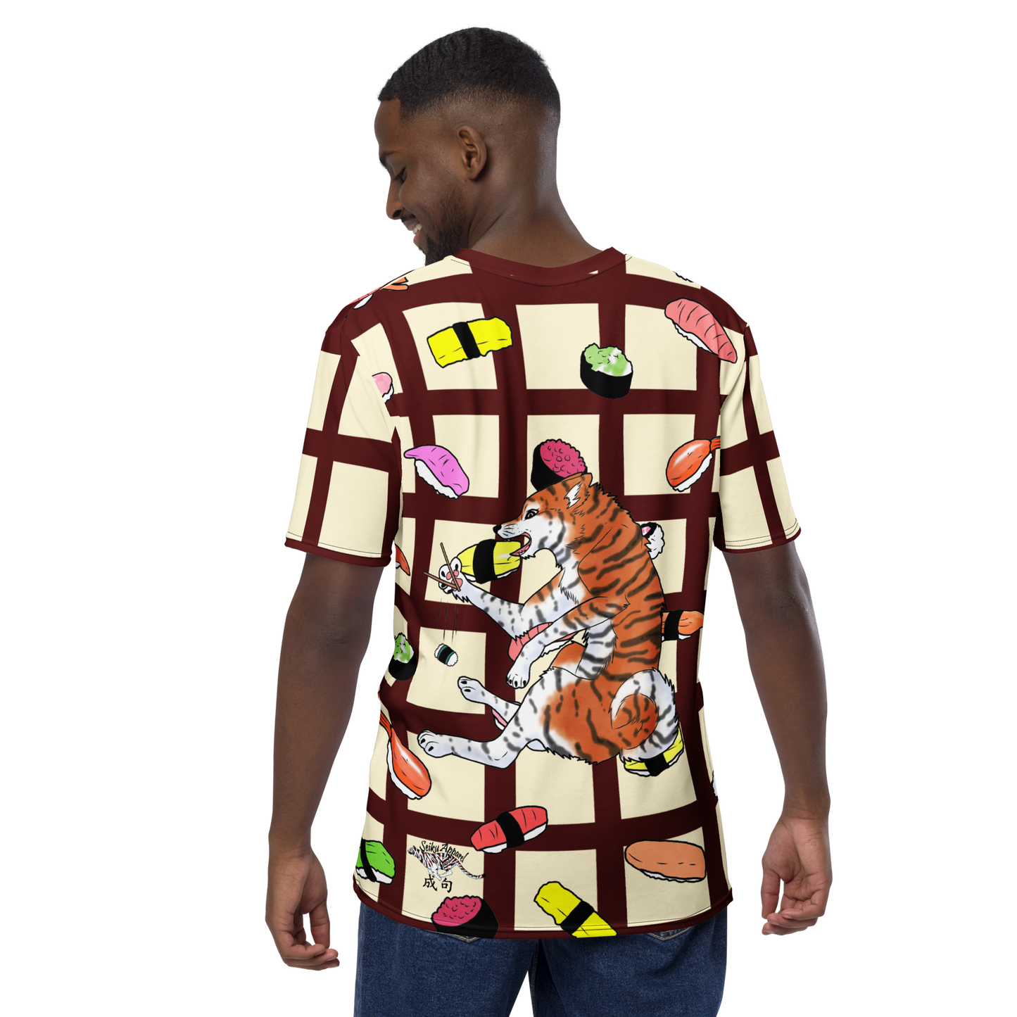 Sushi Dogs Men's Crew Neck T-Shirt