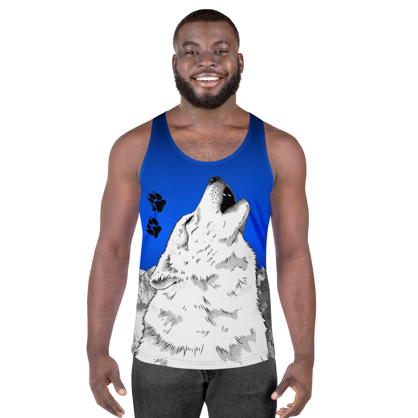 Howling Wolf Men's Tank Top