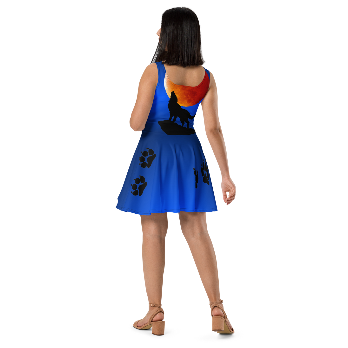 Howling Wolf Skater Dress