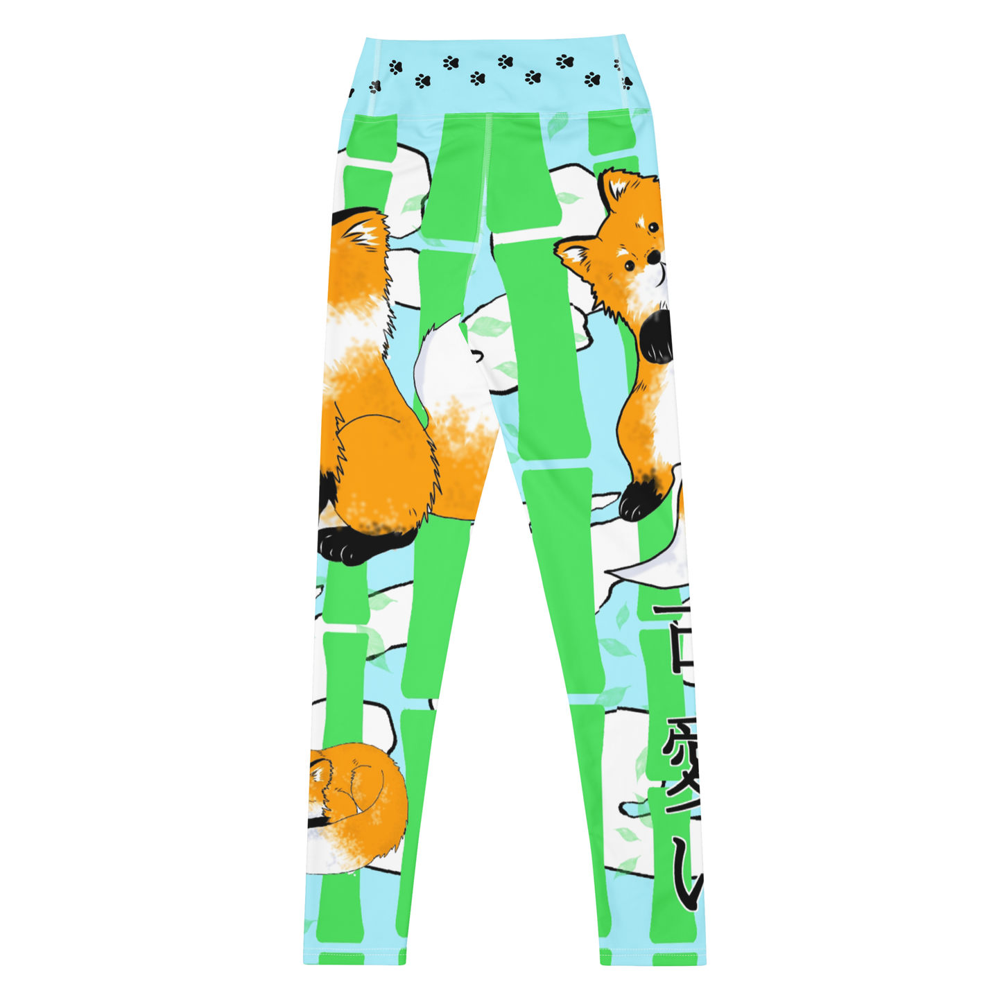 Kawaii Fox Yoga Leggings
