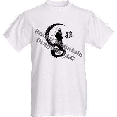 Short Sleeve T-Shirt Howling Moon - Rocky Mountain Dragons LLC