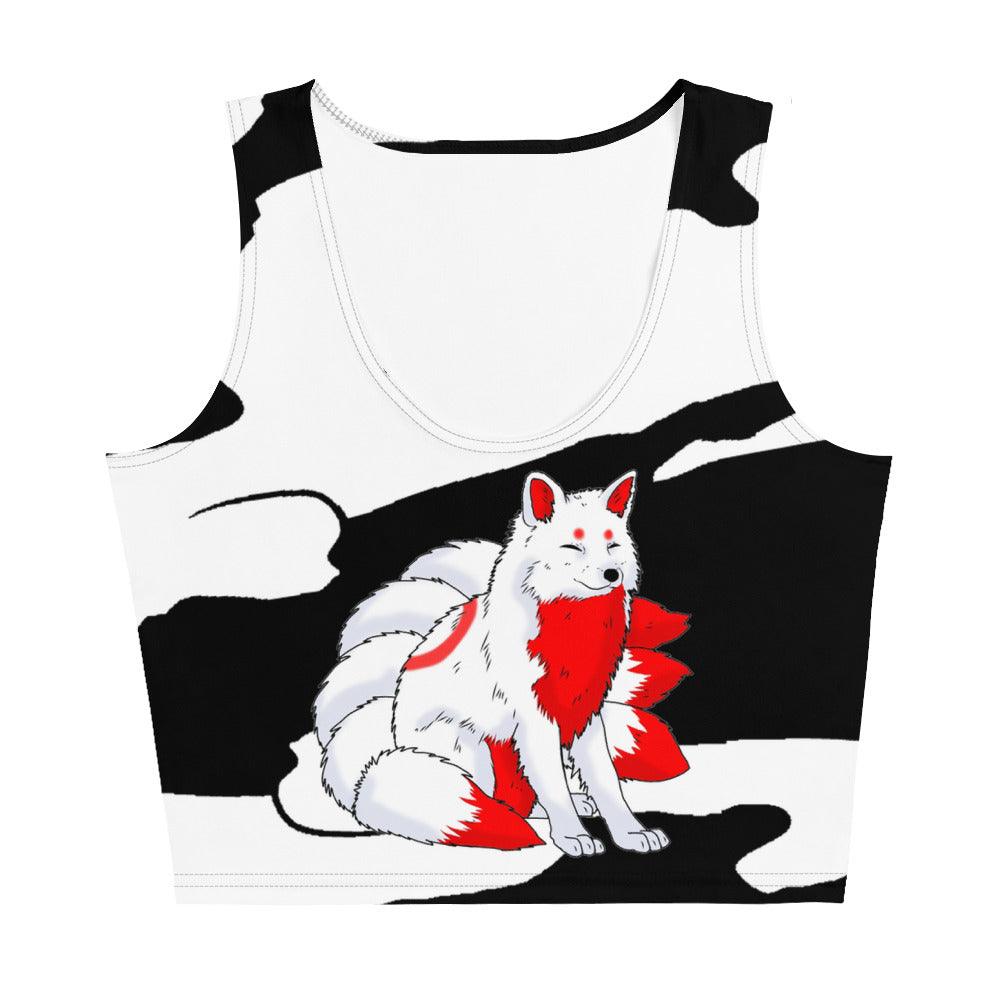 Inari Temple Guardian Crop Top - Rocky Mountain Dragons LLC