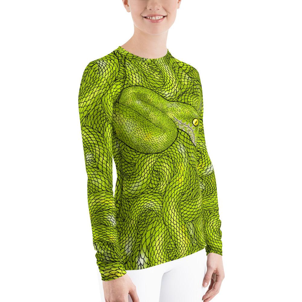 Snake's Lair Women's Long Sleeve Rash Guard Shirt - Rocky Mountain Dragons LLC