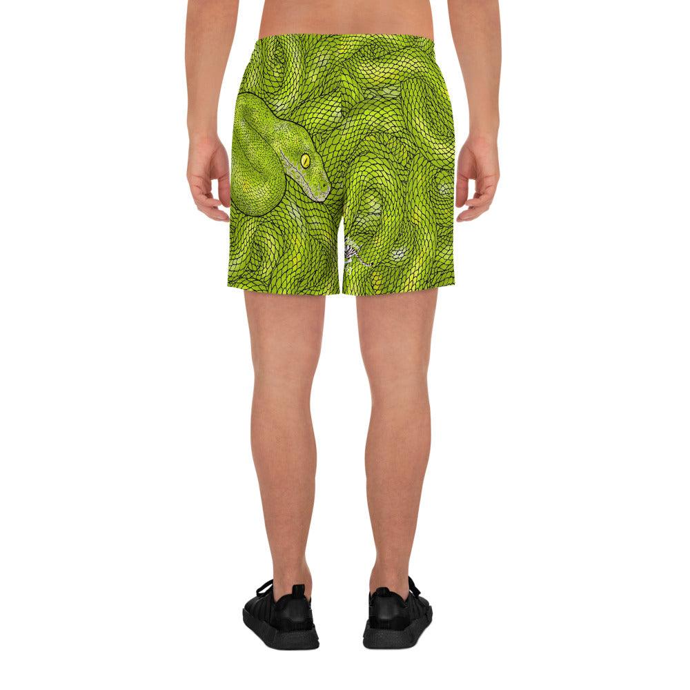 Snake's Lair Men's Athletic Long Shorts - Rocky Mountain Dragons LLC