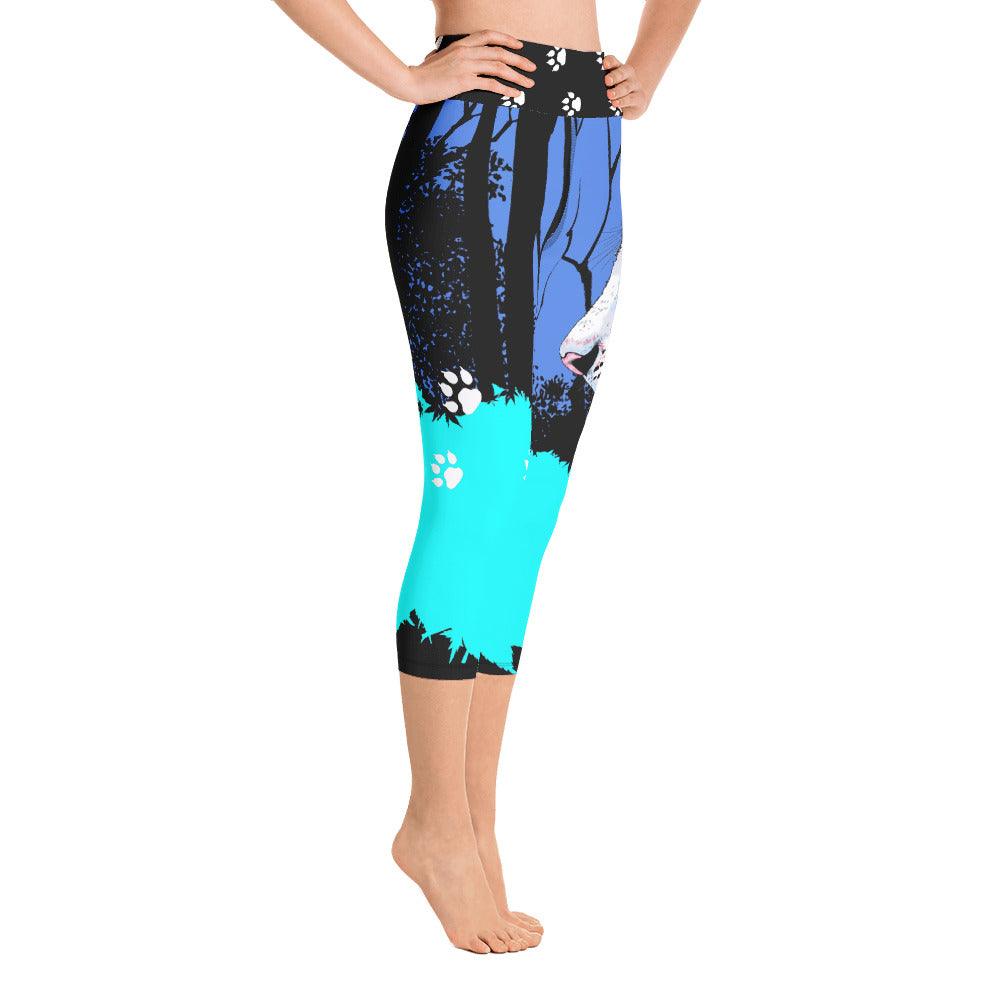 Elegant Tiger Yoga Capri Leggings - Rocky Mountain Dragons LLC