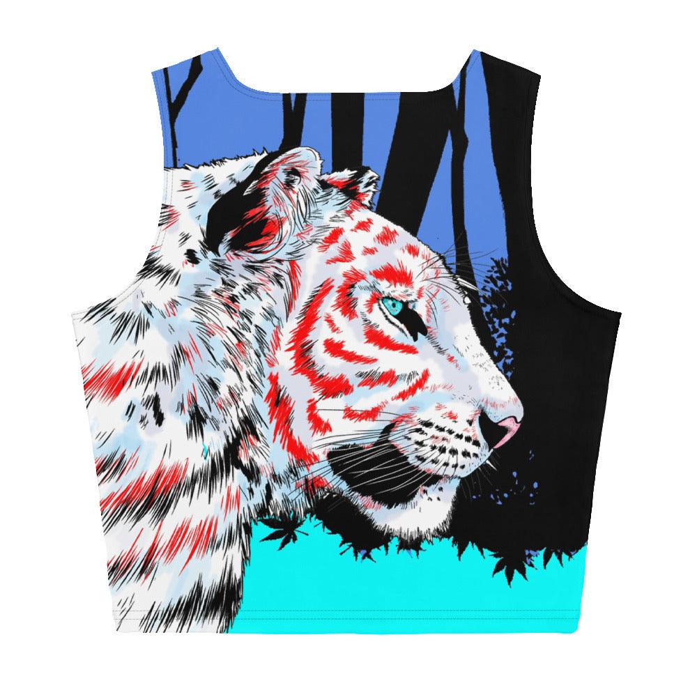 Elegant Tiger Crop Top - Rocky Mountain Dragons LLC