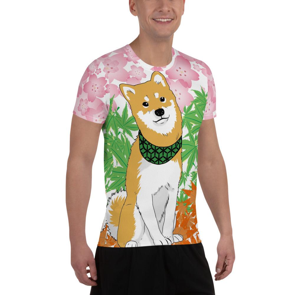 Seasons of Shiba Men's Athletic T-shirt - Rocky Mountain Dragons LLC