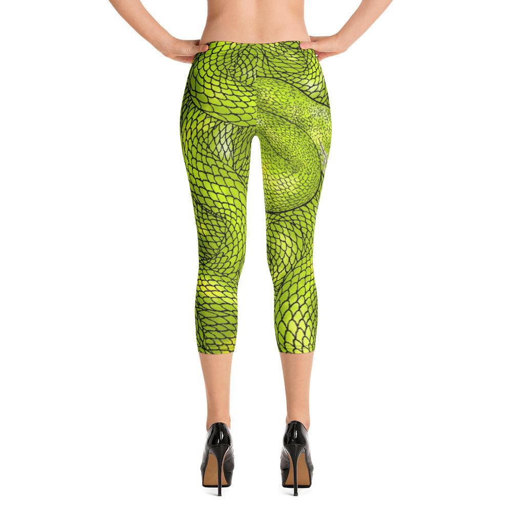 Snake's Lair Capri Leggings - Rocky Mountain Dragons LLC