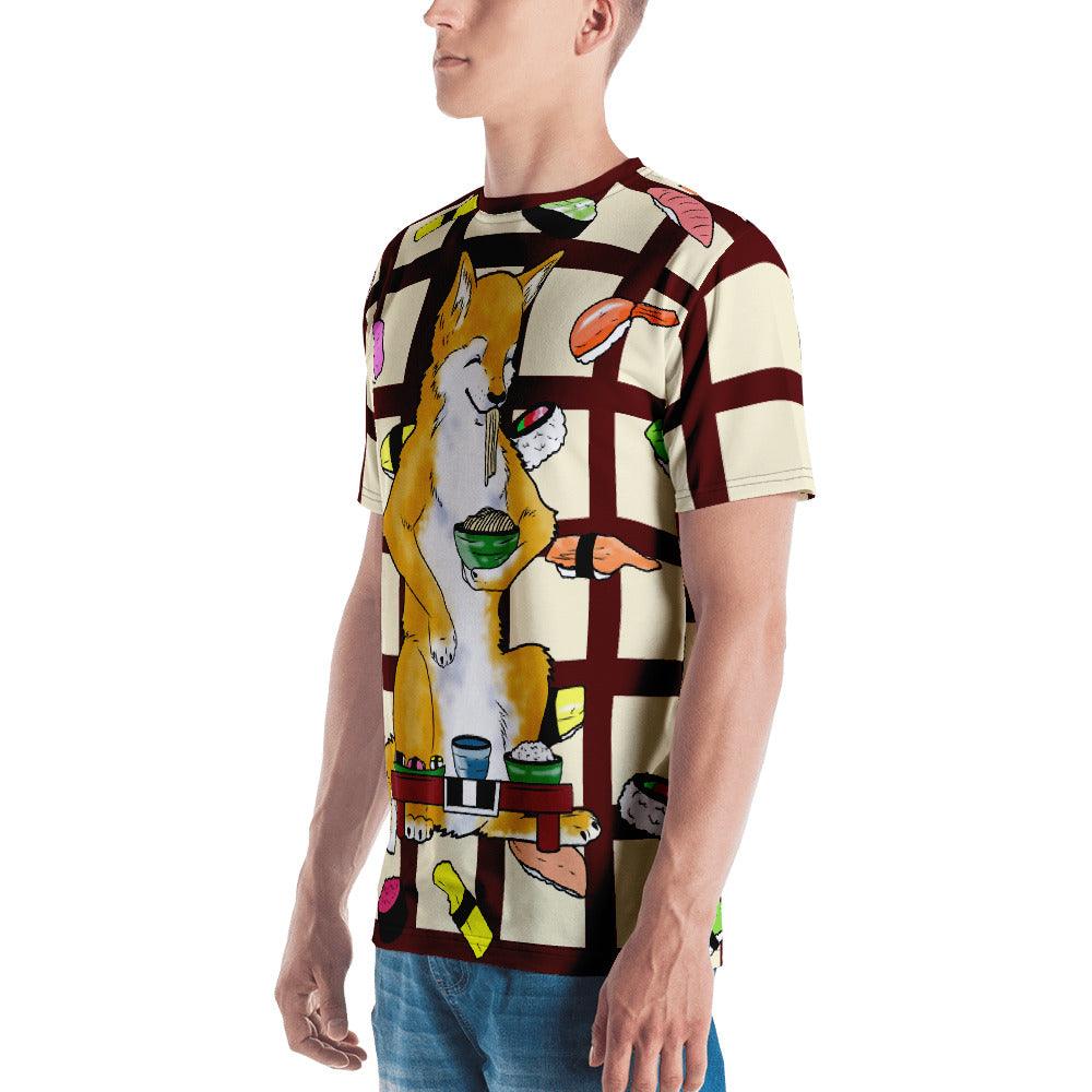 Sushi Dogs Men's Crew Neck T-Shirt - Rocky Mountain Dragons LLC