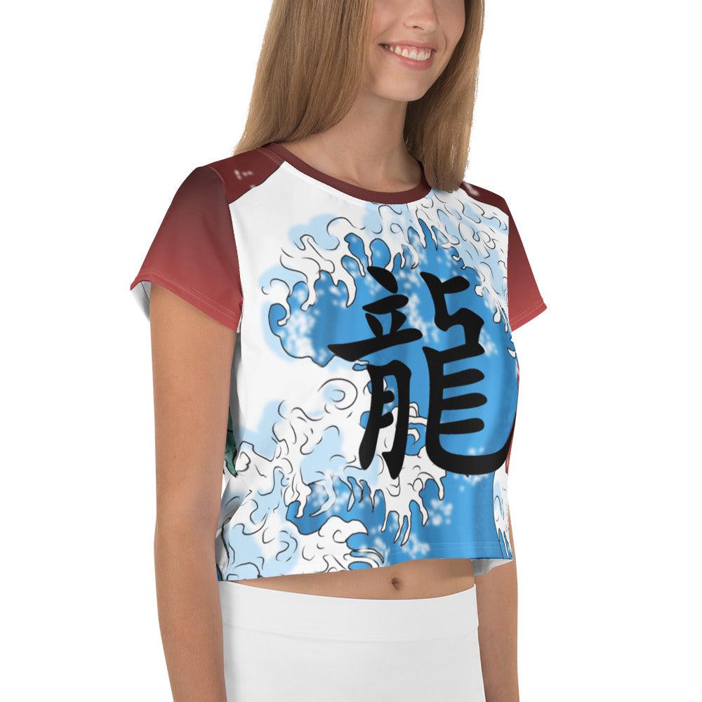 Dragon of the Wave Crop Tee - Rocky Mountain Dragons LLC