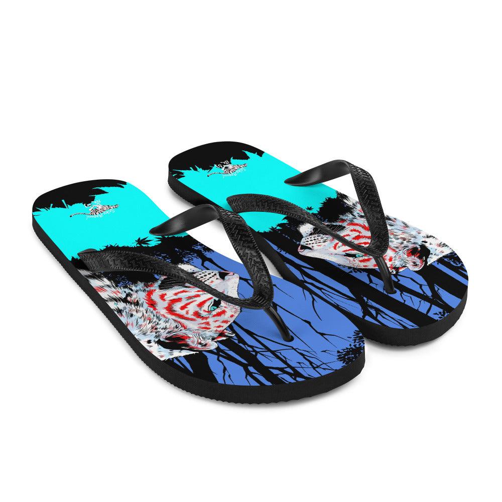 Elegant Tiger Flip-Flops - Rocky Mountain Dragons LLC