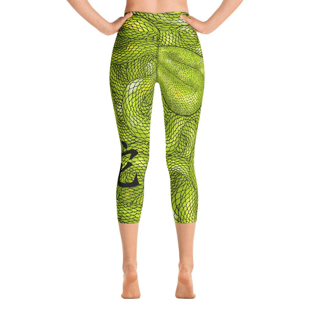 Snake's Lair Yoga Capri Leggings - Rocky Mountain Dragons LLC