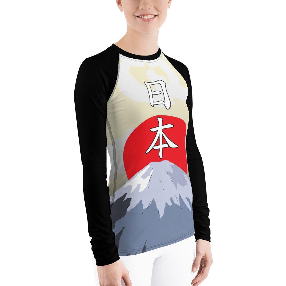 Catching the Sun Dragon Women's Rash Guard - Rocky Mountain Dragons LLC