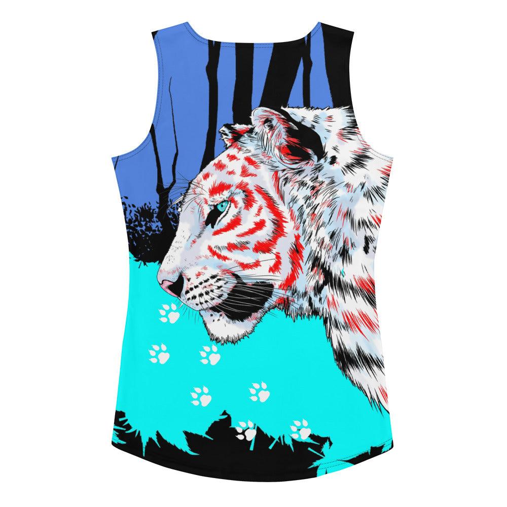 Elegant Tiger Women's Tank Top - Rocky Mountain Dragons LLC