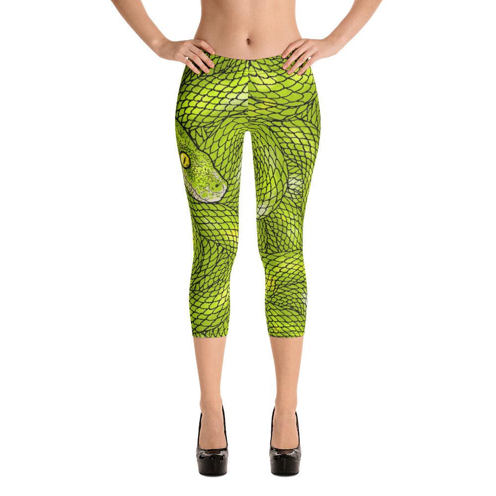 Snake's Lair Capri Leggings - Rocky Mountain Dragons LLC