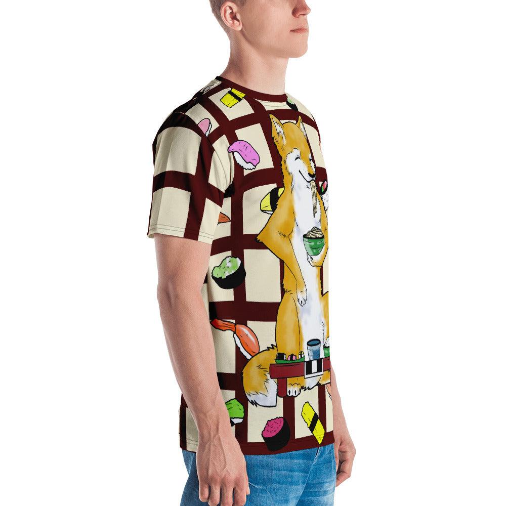 Sushi Dogs Men's Crew Neck T-Shirt - Rocky Mountain Dragons LLC