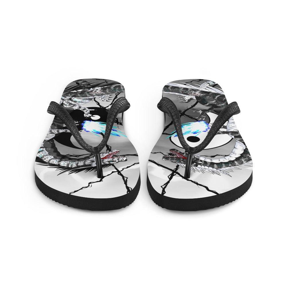 Yin Yang Dragons Flip-Flops - Rocky Mountain Dragons LLC