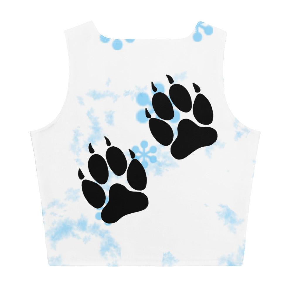 Snow Leopard Crop Top - Rocky Mountain Dragons LLC