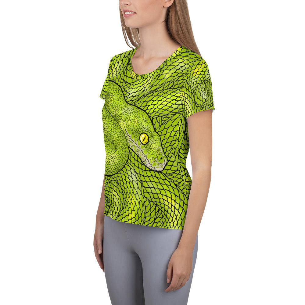 Snake's Lair Women's Athletic T-shirt - Rocky Mountain Dragons LLC