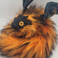 Orange Fur Poseable Western Dragon