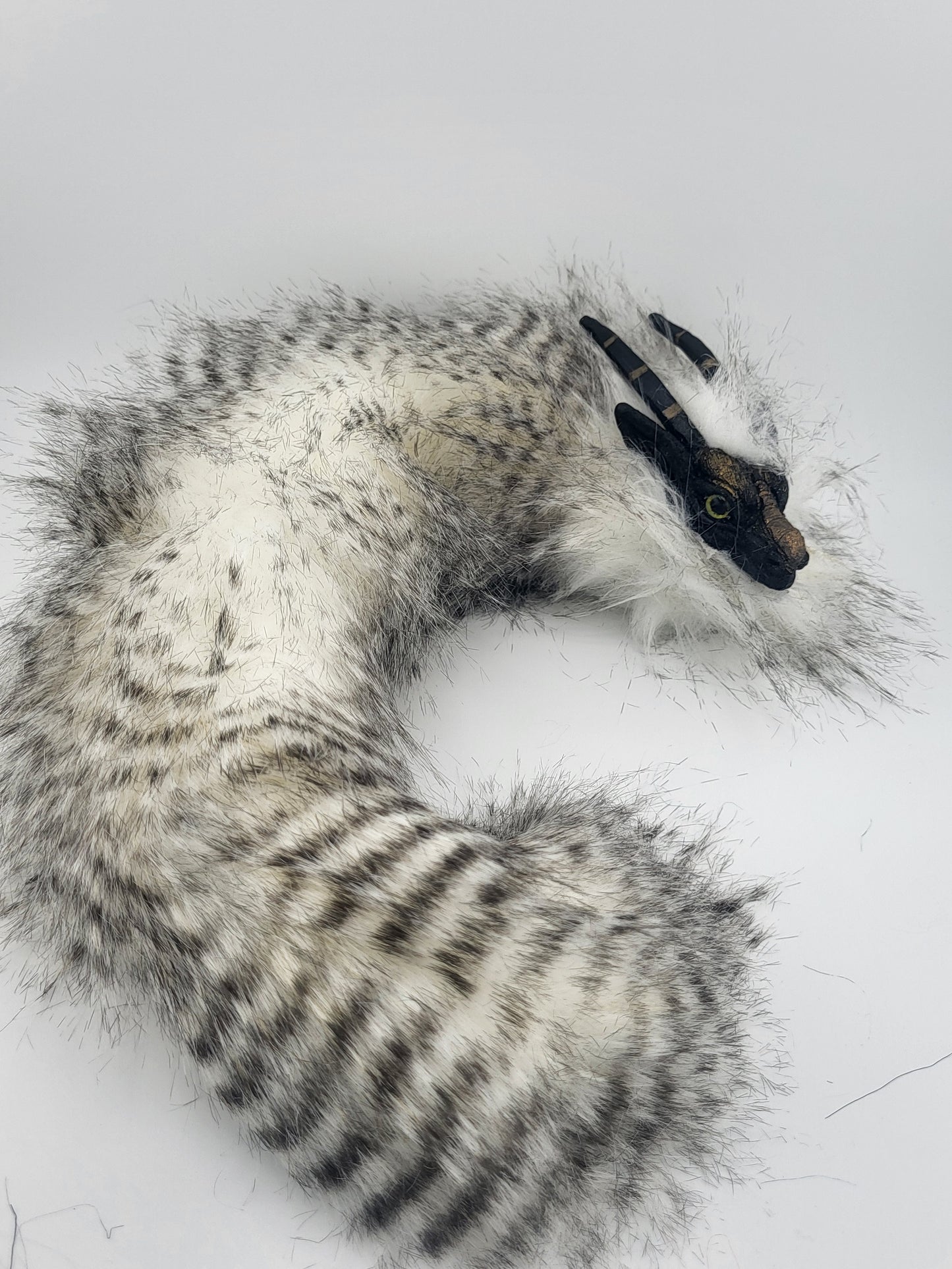 Hawk Fur Poseable Western Dragon