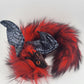 Red Fur Poseable Western Dragon