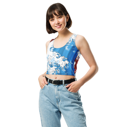 Dragon of the Waves Crop Top