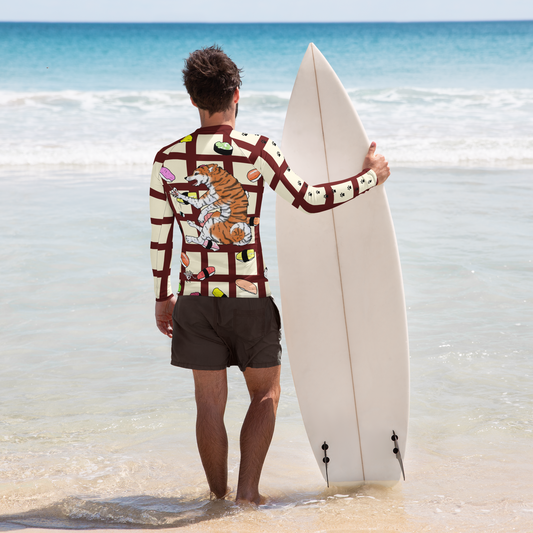 Sushi Dogs Men's Rash Guard
