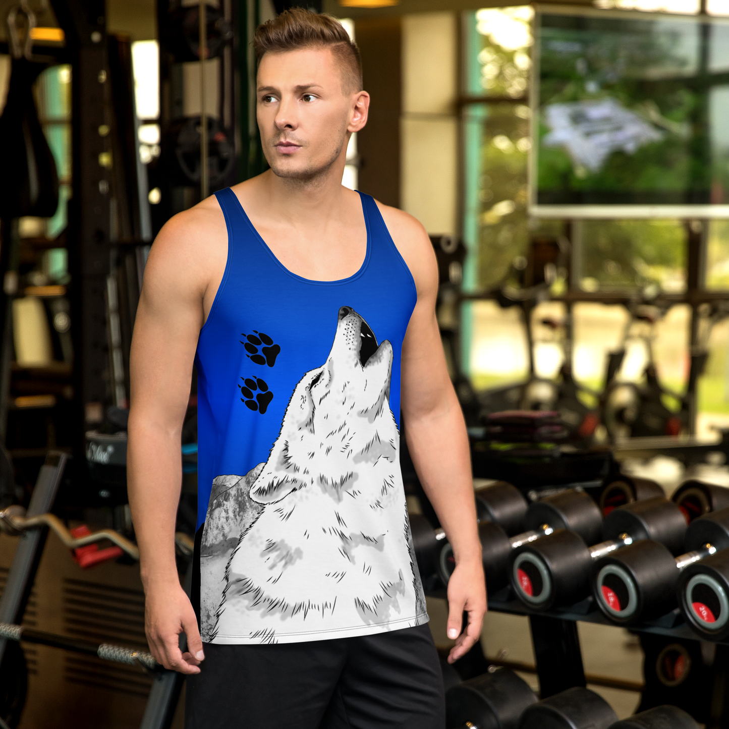 Howling Wolf Men's Tank Top