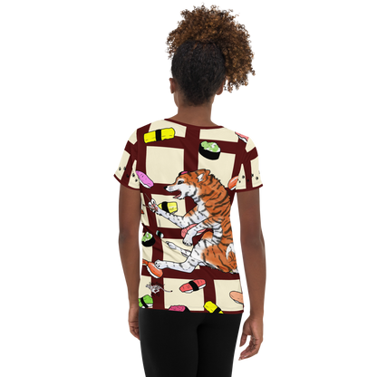 Sushi Dogs Women's Athletic T-shirt