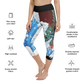 Dragon of the Waves Yoga Capri Leggings