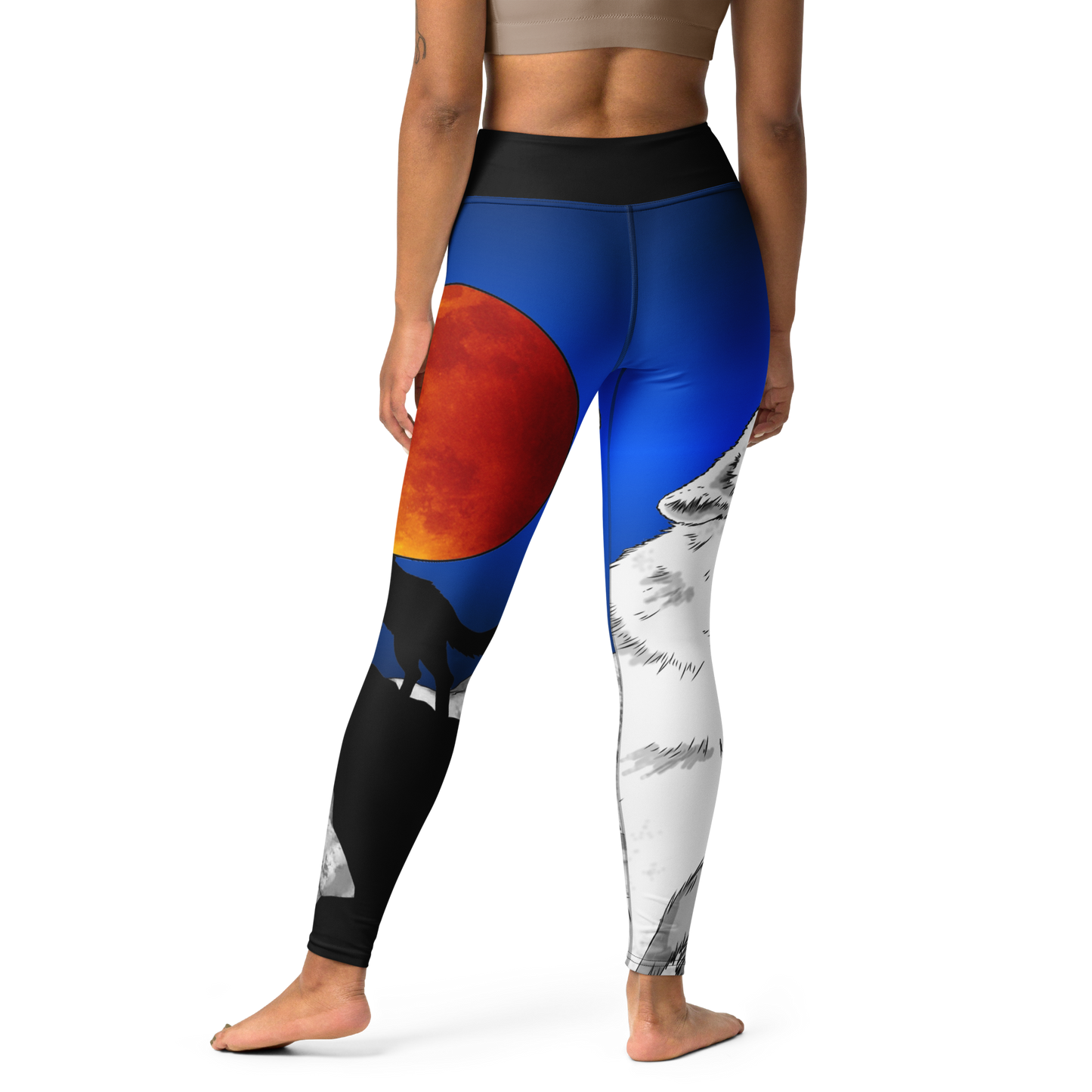 Howling Wolf Yoga Leggings