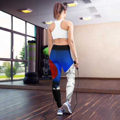 Howling Wolf Yoga Leggings