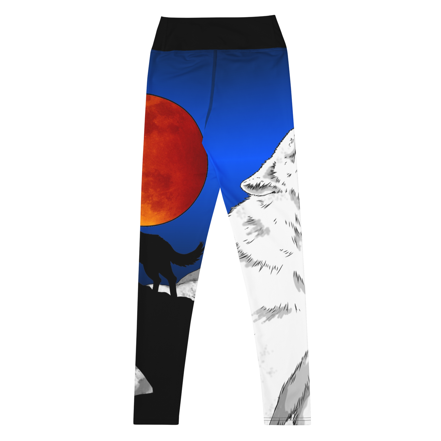 Howling Wolf Yoga Leggings
