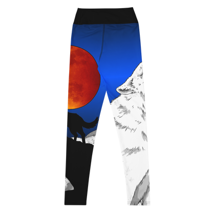 Howling Wolf Yoga Leggings