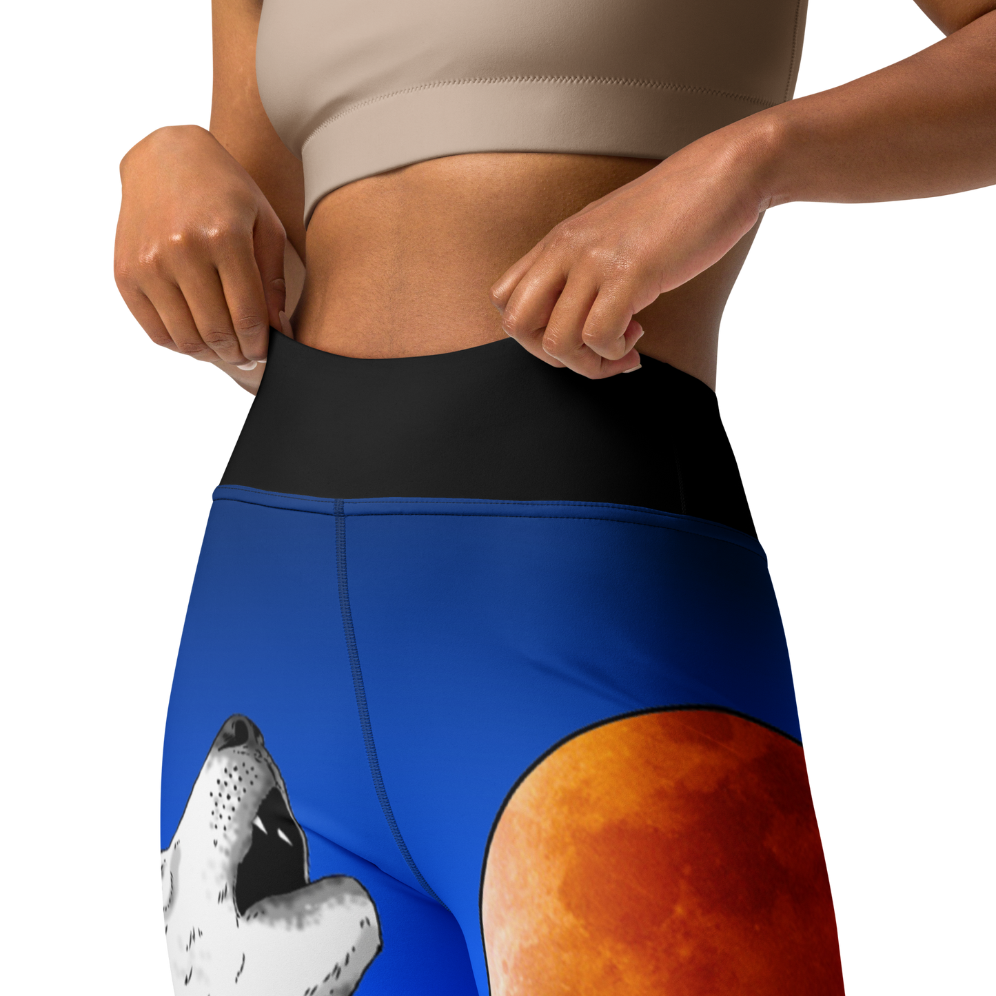 Howling Wolf Yoga Leggings