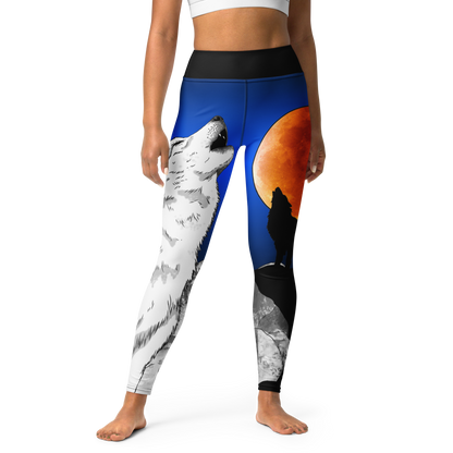 Howling Wolf Yoga Leggings