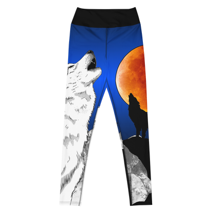Howling Wolf Yoga Leggings