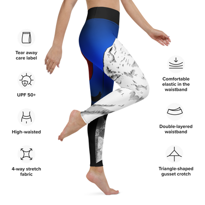 Howling Wolf Yoga Leggings