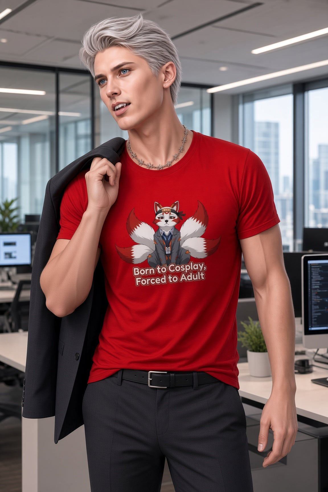 Born To Cosplay, Forced to Adult - T-Shirt