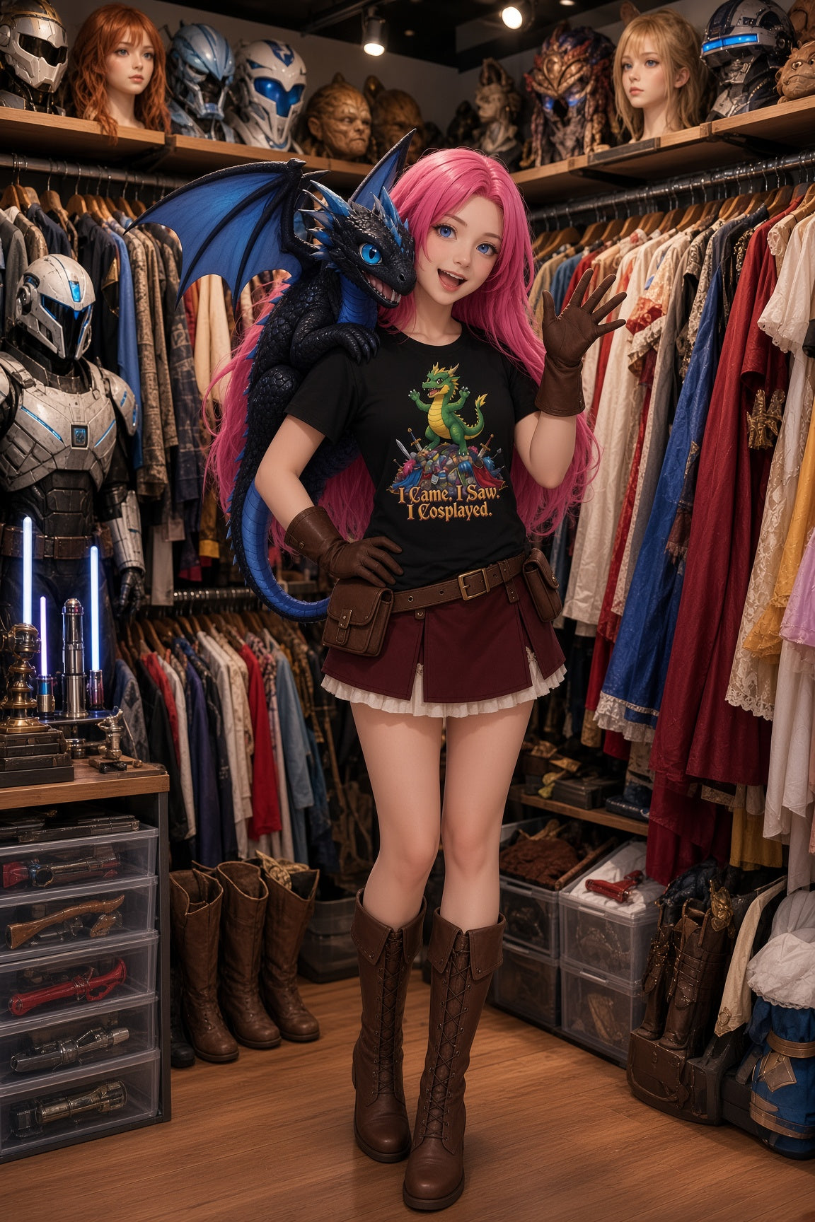 I Came I Saw I Cosplayed - T-Shirt