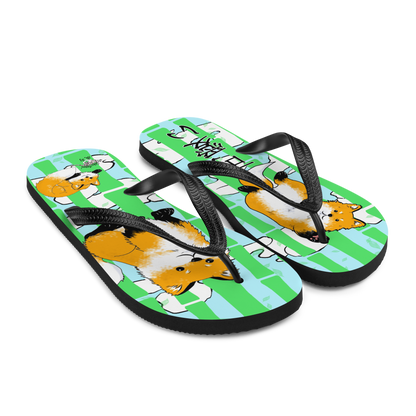 Kawaii Fox Flip-Flops