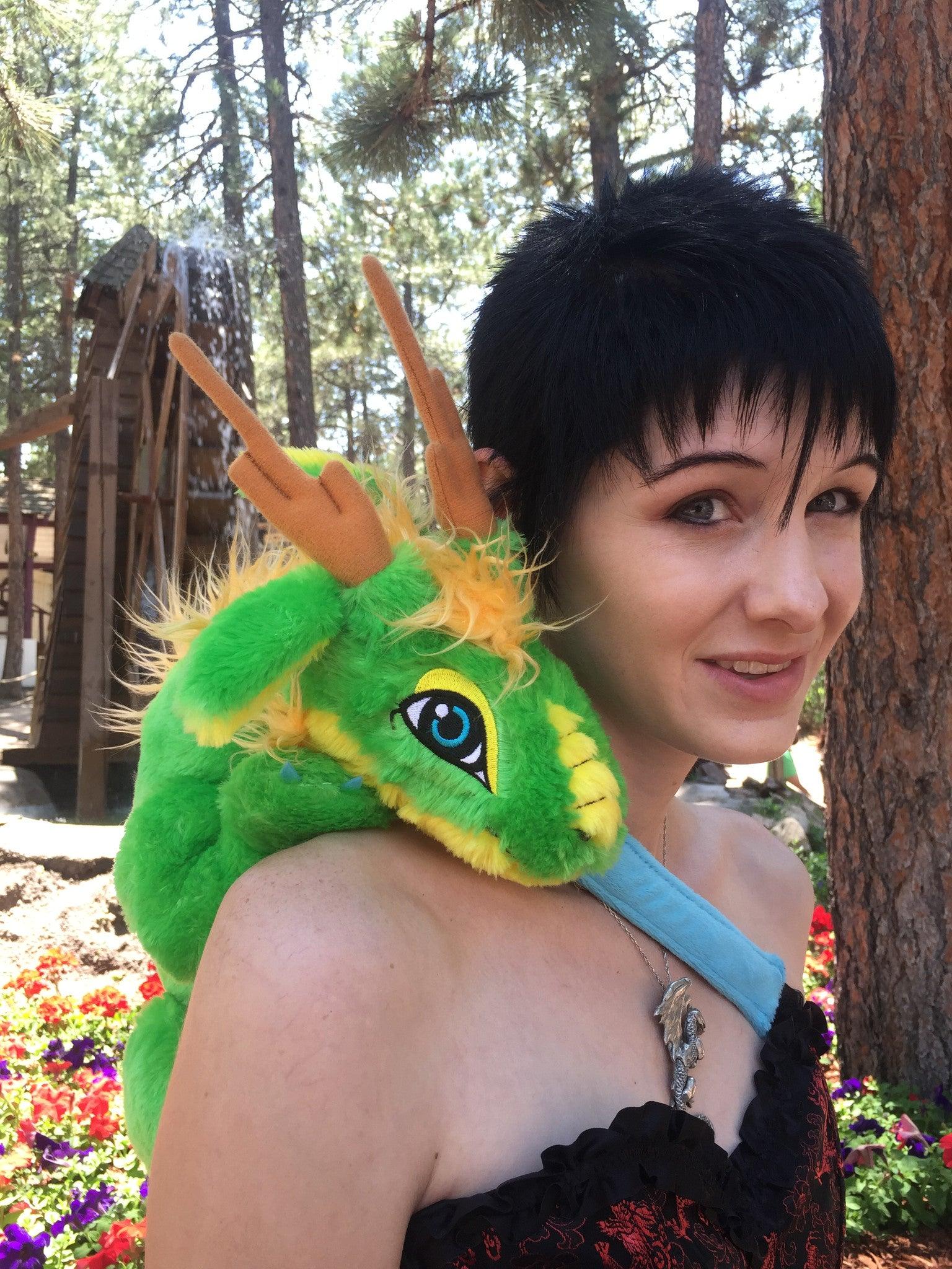 Dragon Shoulder Plush - Asian - Rocky Mountain Dragons LLC