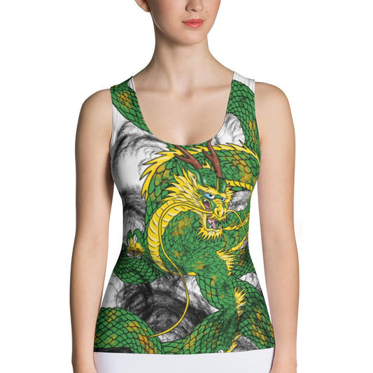 Forest Green Imperial Dragon Women's Tank Top - Rocky Mountain Dragons LLC