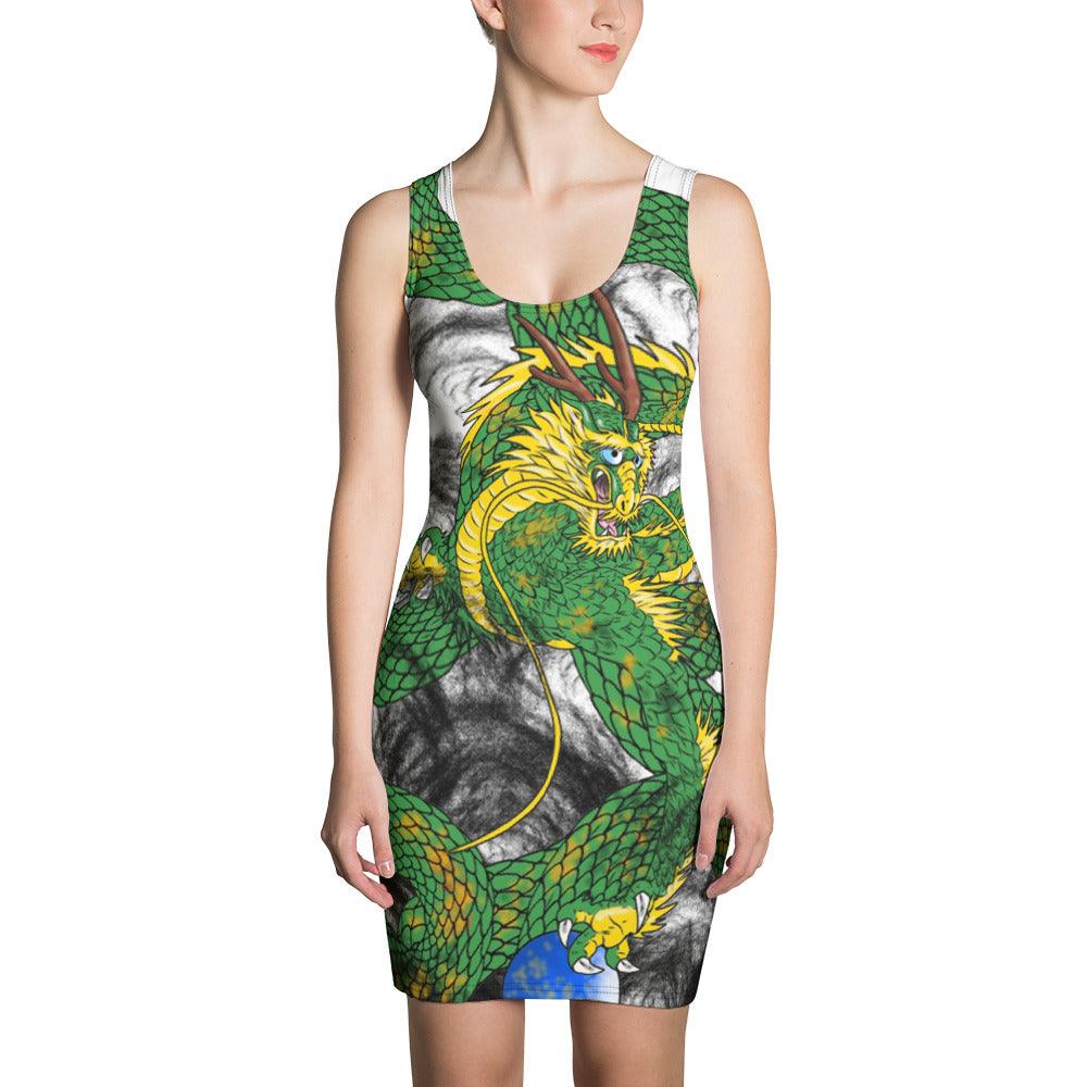 Forest Green Imperial Dragon Dress - Rocky Mountain Dragons LLC