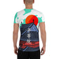 Temple Shiba Men's Athletic T-shirt - Rocky Mountain Dragons LLC
