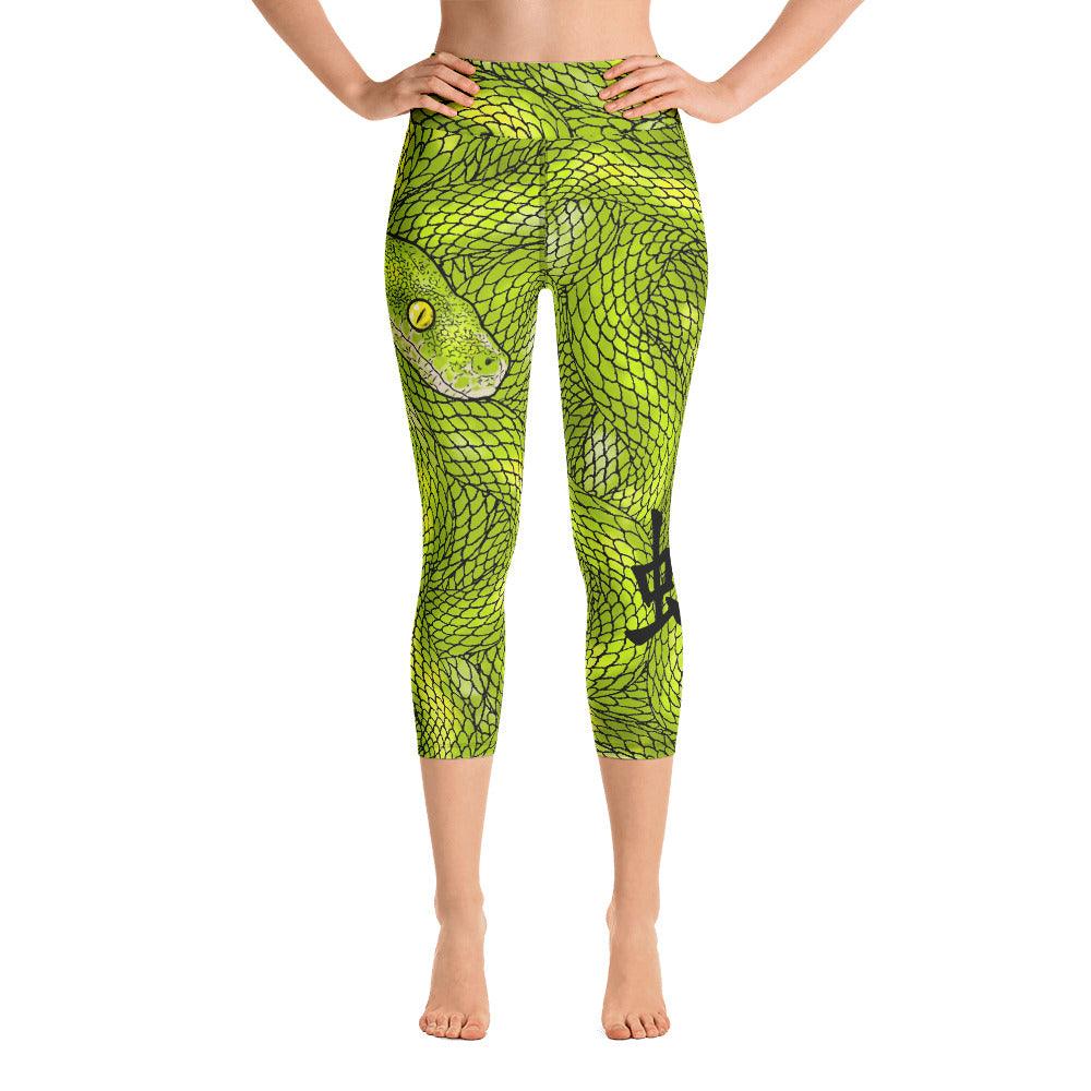 Snake's Lair Yoga Capri Leggings - Rocky Mountain Dragons LLC