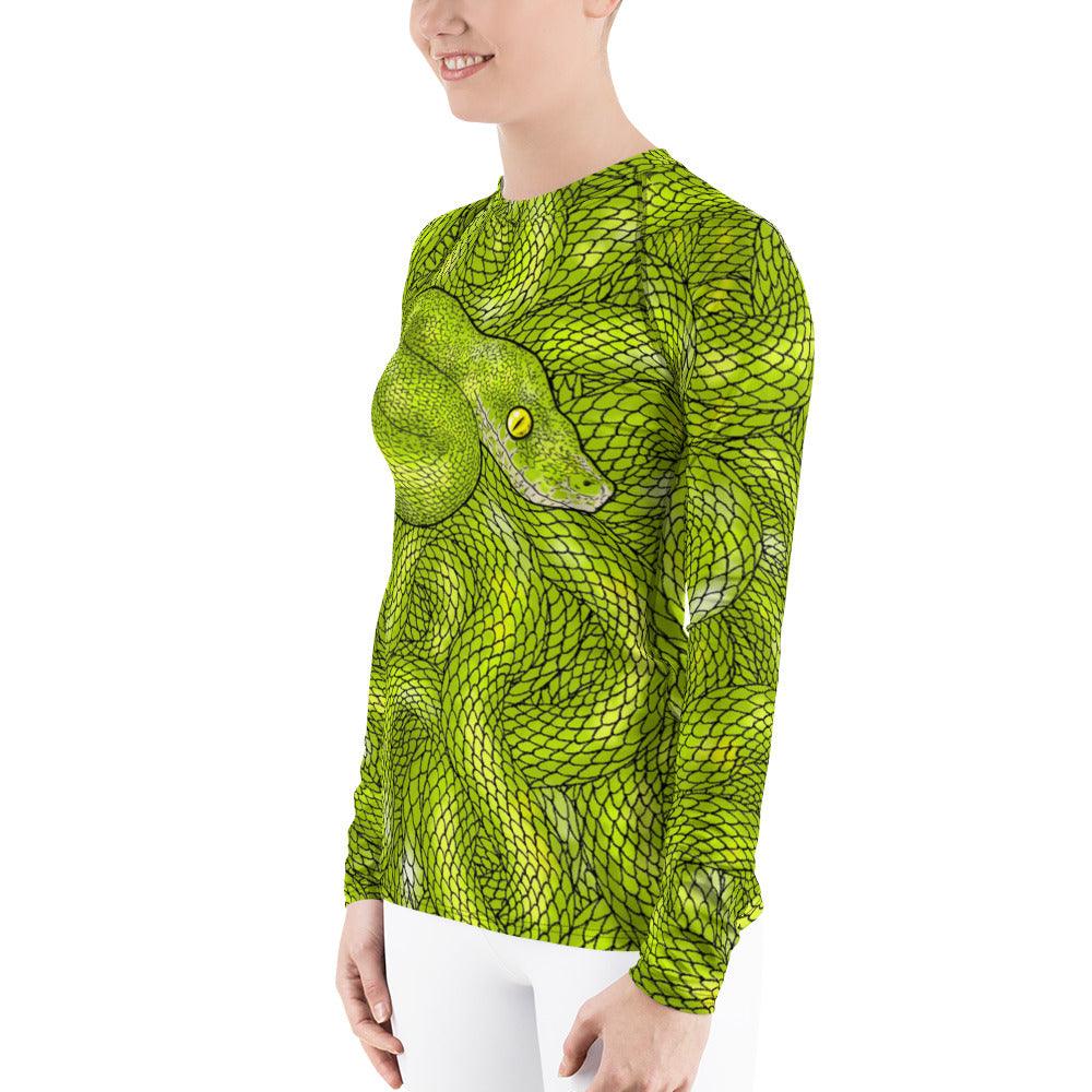 Snake's Lair Women's Long Sleeve Rash Guard Shirt - Rocky Mountain Dragons LLC